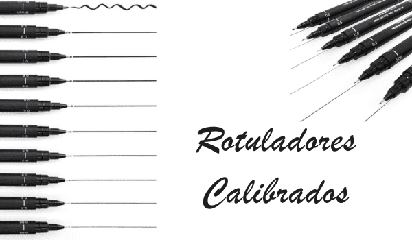 COMPARATIVA DE ROTULADORES CALIBRADOS 